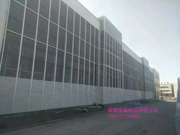 大型建築（zhù）外牆體（tǐ）百葉窗廠家安裝案例